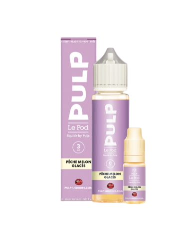 Pêche Melon Glacée – 60 ml - Le Pod Liquide by Pulp Promoliquide