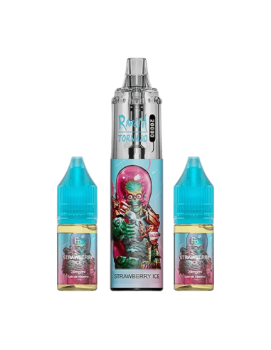 Puff RandM Tornado 20K - Fraise Glacée